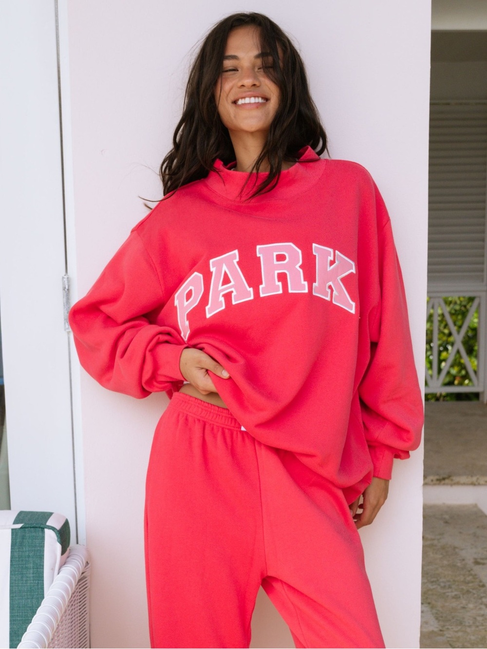 PARKE Pink Mockneck Sweatshirt - Women